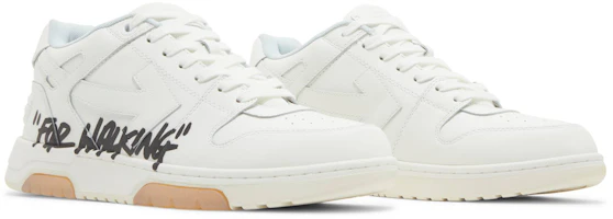 Cheap Off-White Out of Office ''For Walking - Blanc Noir'' OMIA189C99LEA002-0110