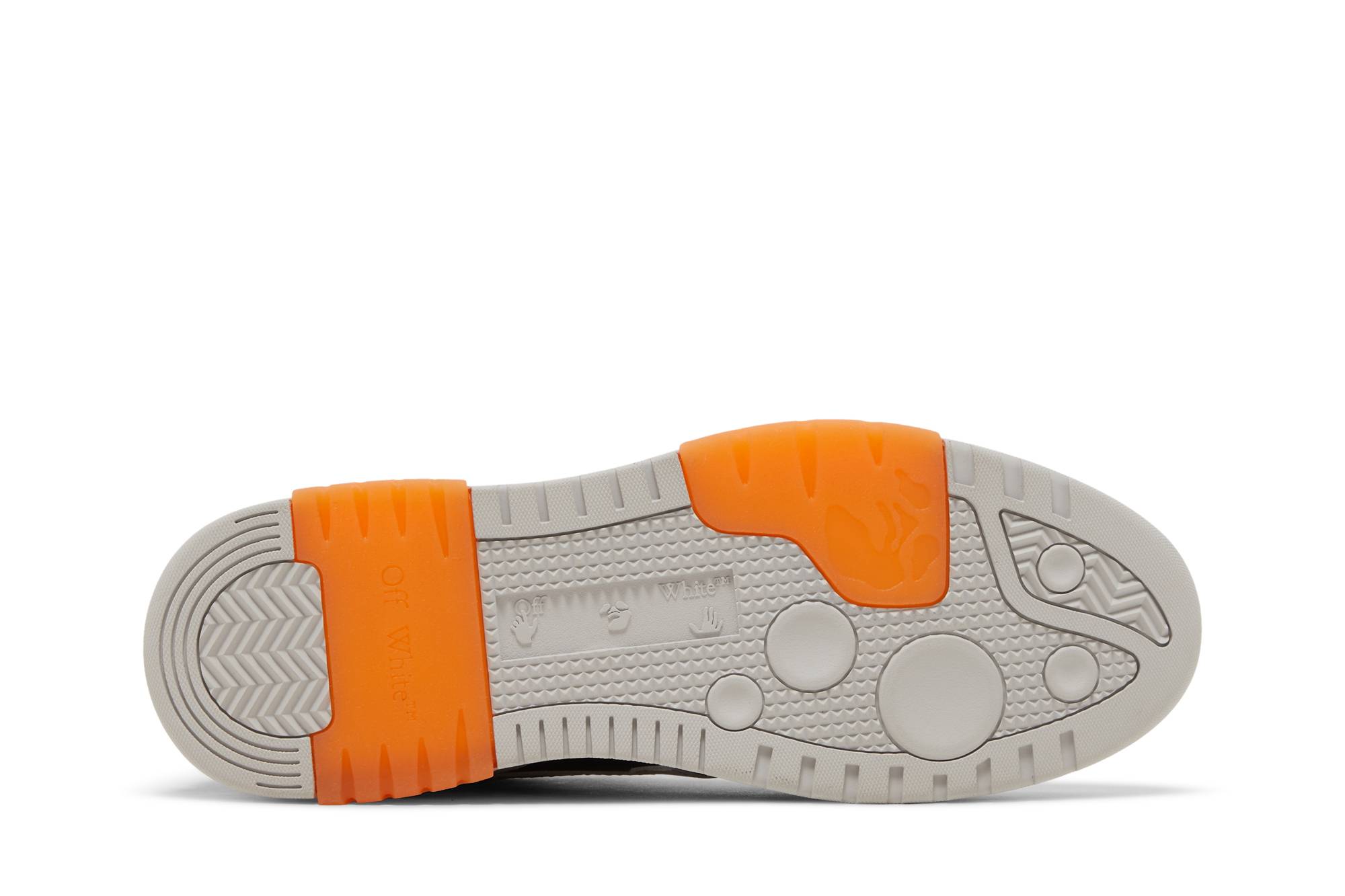 Shop Off-White Out of Office 'Kelabu Hitam Jingga' OMIA189S23LEA004-0510