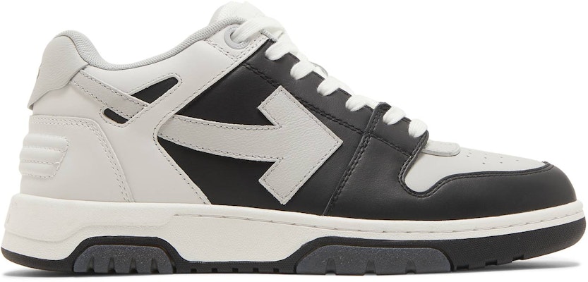 OFF-WHITE 皮革 系帶 時尚板鞋 白黑 Buy OFF-WHITE 皮革 系帶 時尚板鞋 白黑