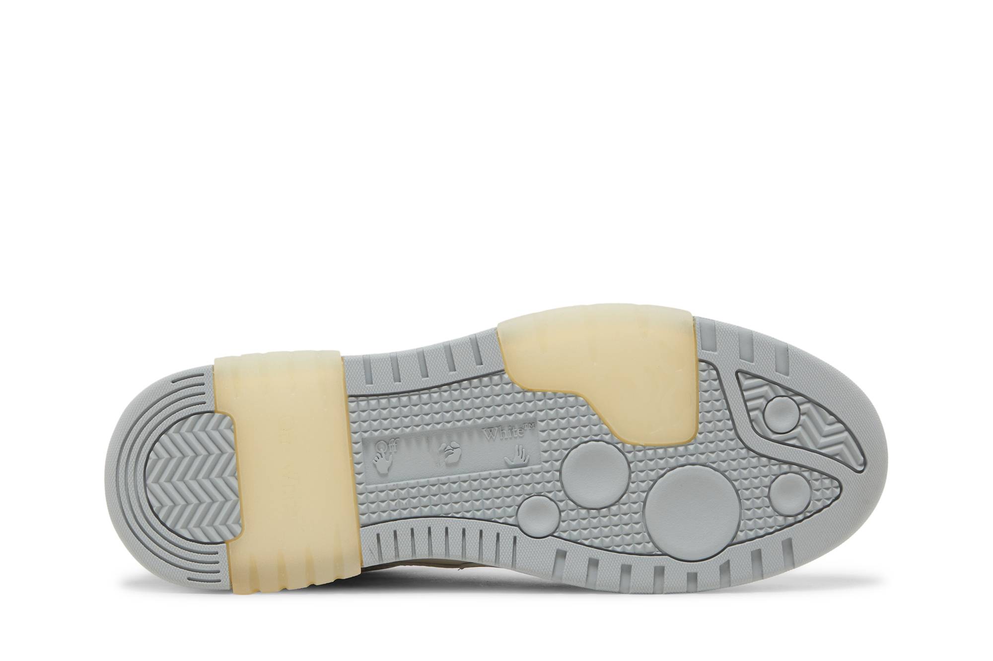 Shop Off-White Out of Office 'Abu-Abu Muda Putih' OMIA189F22LEA001-0109