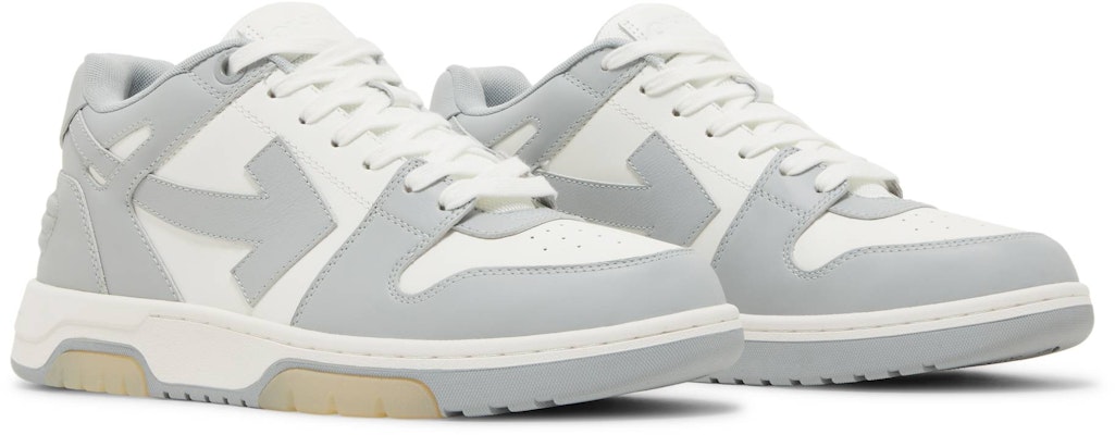 Off-White Out of Office 'Light Grey White' OMIA189F22LEA001-0109 Cheap Off-White Out of Office 'Light Grey White' OMIA189F22LEA001-0109