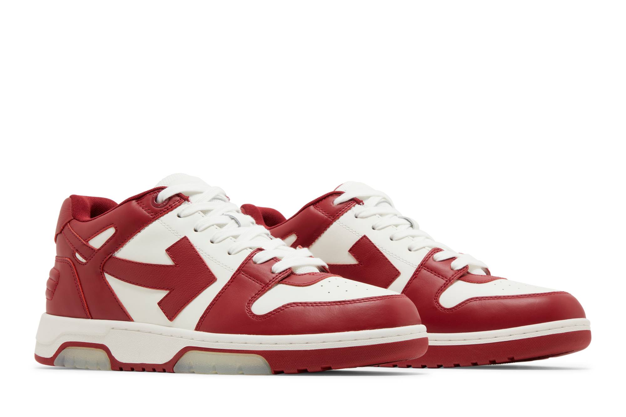 Cheap Off-White Out of Office 'Merah Putih' OMIA189F23LEA004-0129