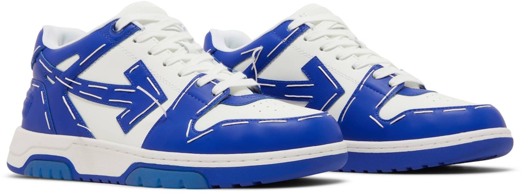 오프 화이트 아웃 오브 오피스 " sartorial 스티치 - 블루 화이트" OMIA189S23LEA0140148 Cheap 오프 화이트 아웃 오브 오피스 " sartorial 스티치 - 블루 화이트" OMIA189S23LEA0140148