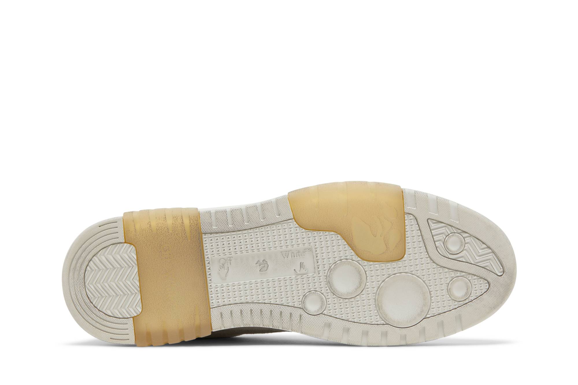 Shop Off-White Out of Office 'Vintage White' OMIA189S23LEA0110101