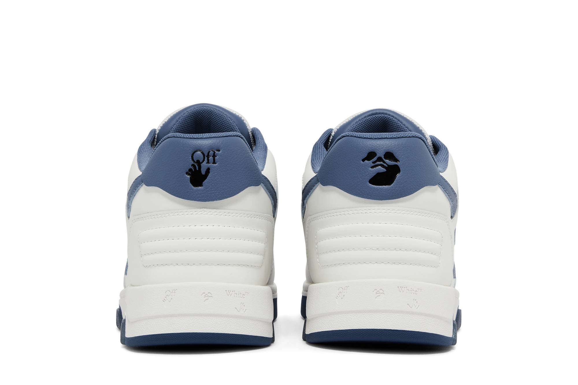 Details for Off-White Out of Office 'Putih Navy Biru' OMIA189S22LEA0010146