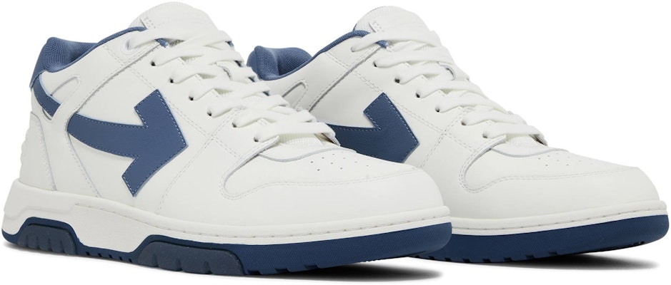 Buy Off-White Out of Office 'White Navy Blue' OMIA189S22LEA0010146