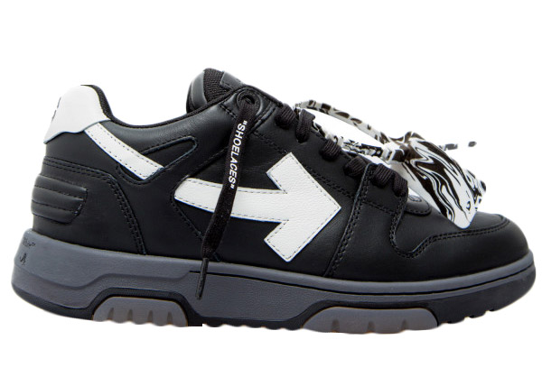 Off-White Out of Office Low 'Black White' OMIA189R21LEA0011001 ...