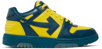 Off-White Out of Office Low 'Blue Yellow' OMIA189R21LEA001-4518 Off-White Out of Office Low 'Blue Yellow' OMIA189R21LEA001-4518