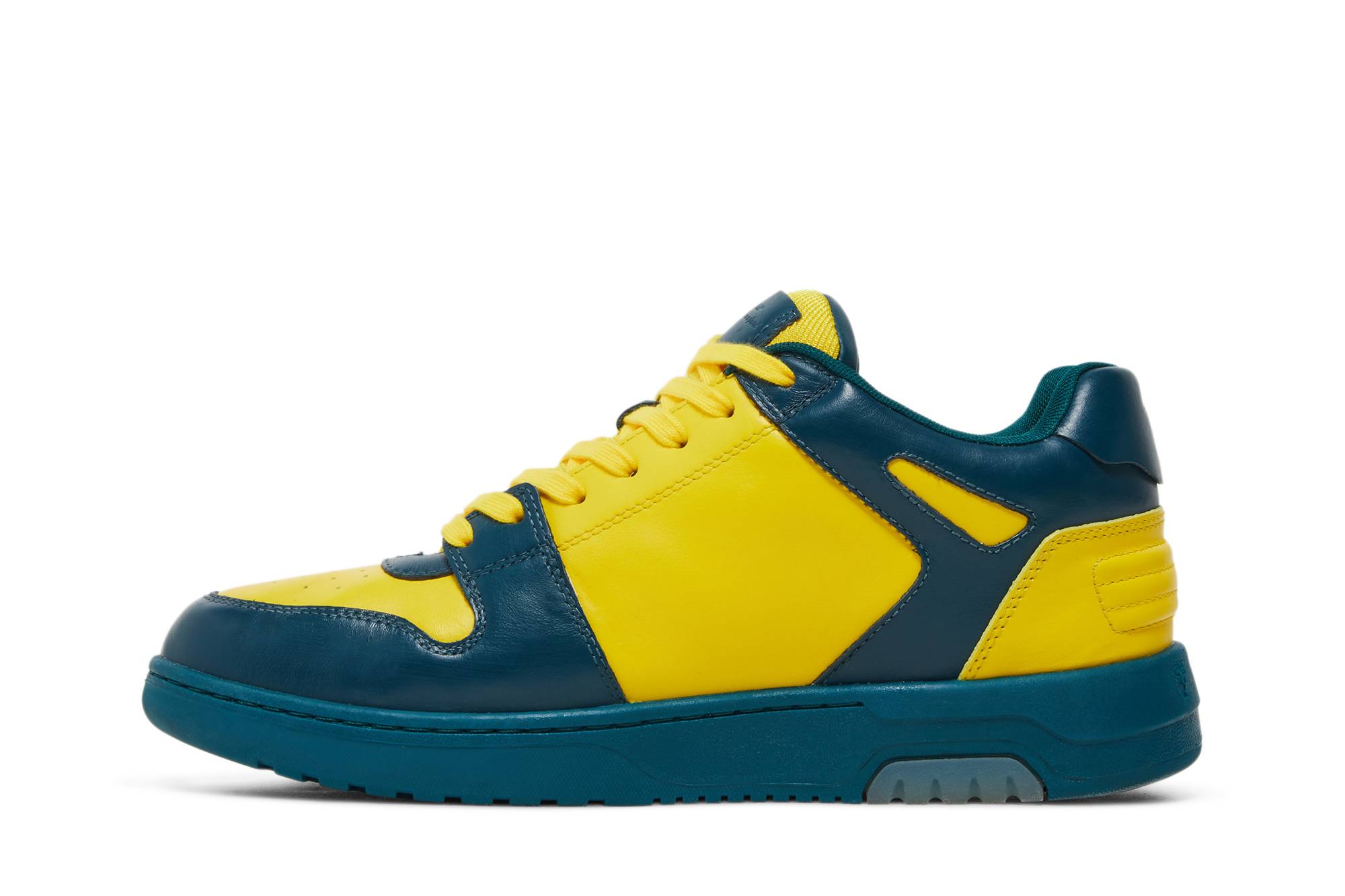 Lookbook Off-White OOO低帮'蓝黄' OMIA189R21LEA001-4518