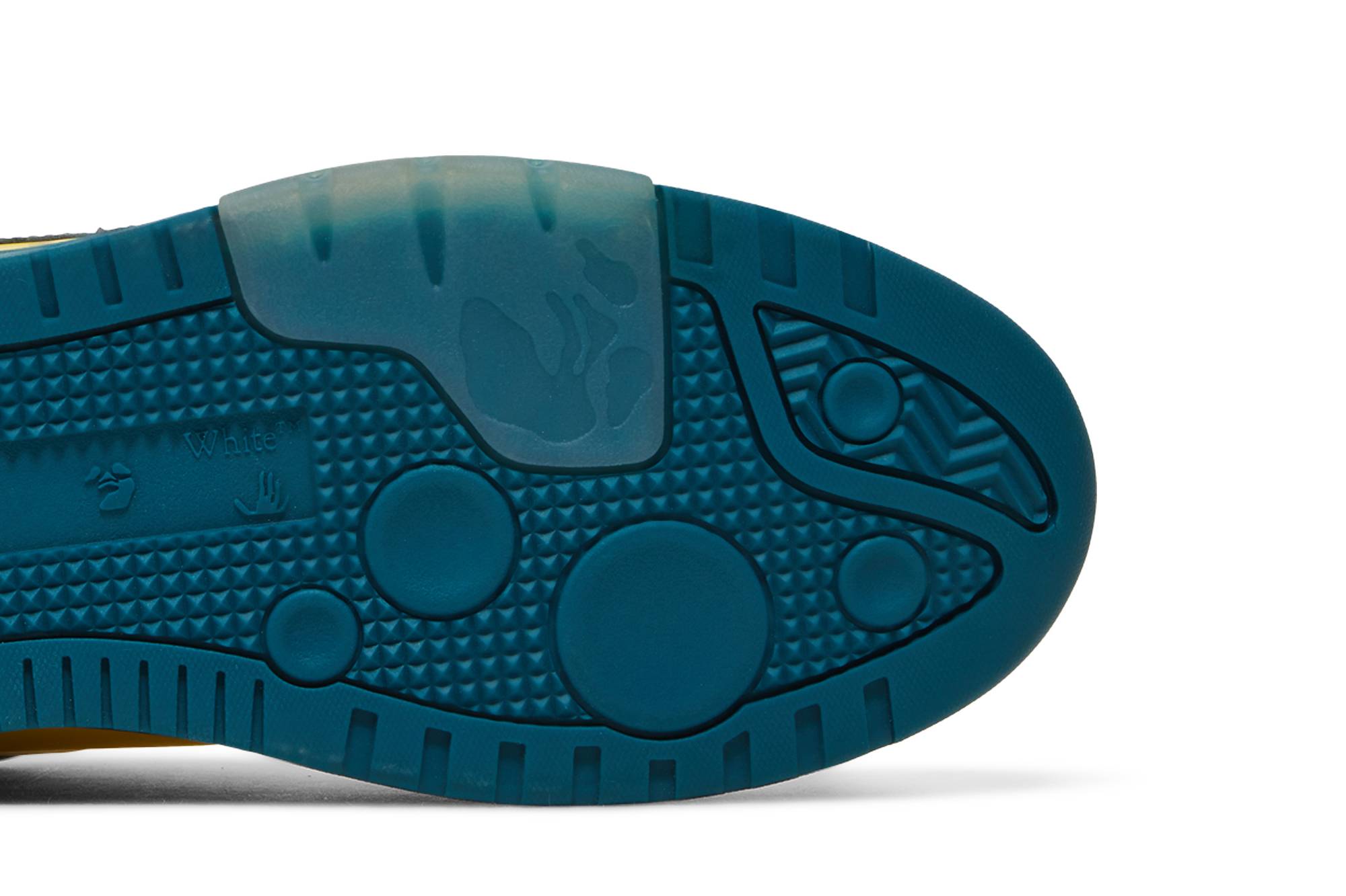 Purchase Off-White OOO低帮'蓝黄' OMIA189R21LEA001-4518