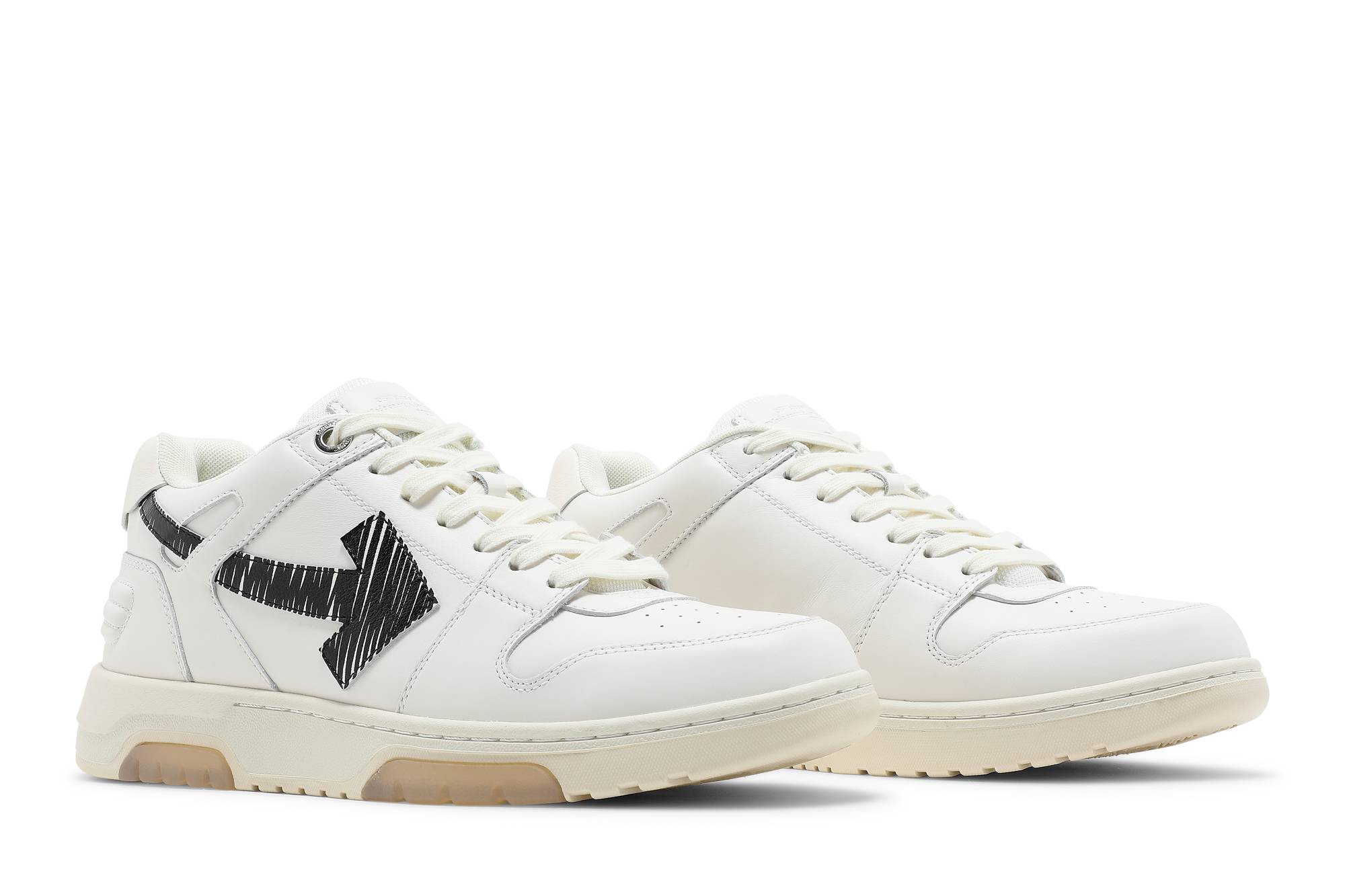 Cheap 오프화이트 아웃 오브 오피스 로우 '카프 스페셜 - 화이트 블랙' OMIA189S21LEA0030110