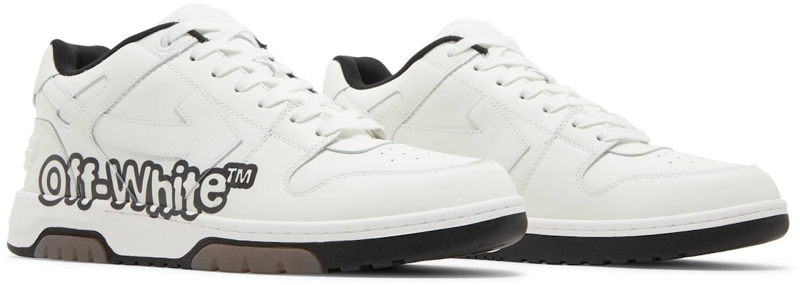 오프화이트 아웃 오브 오피스 로우 '로고 프린트 - 화이트 블랙' omia189s22lea0040110 Cheap 오프화이트 아웃 오브 오피스 로우 '로고 프린트 - 화이트 블랙' omia189s22lea0040110