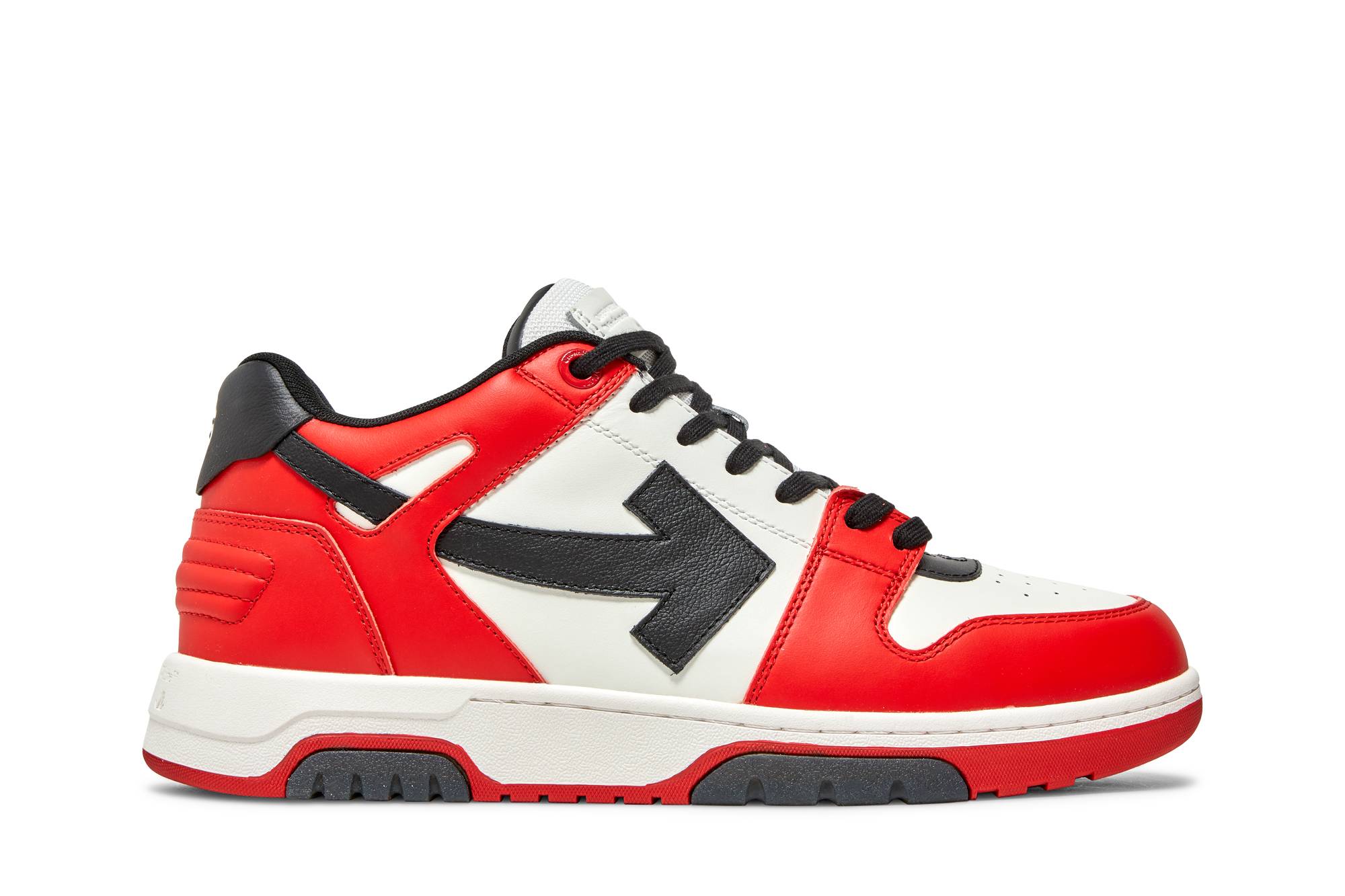 Off-White Out of Office Low 'Red White Black' OMIA189S23LEA001-2510