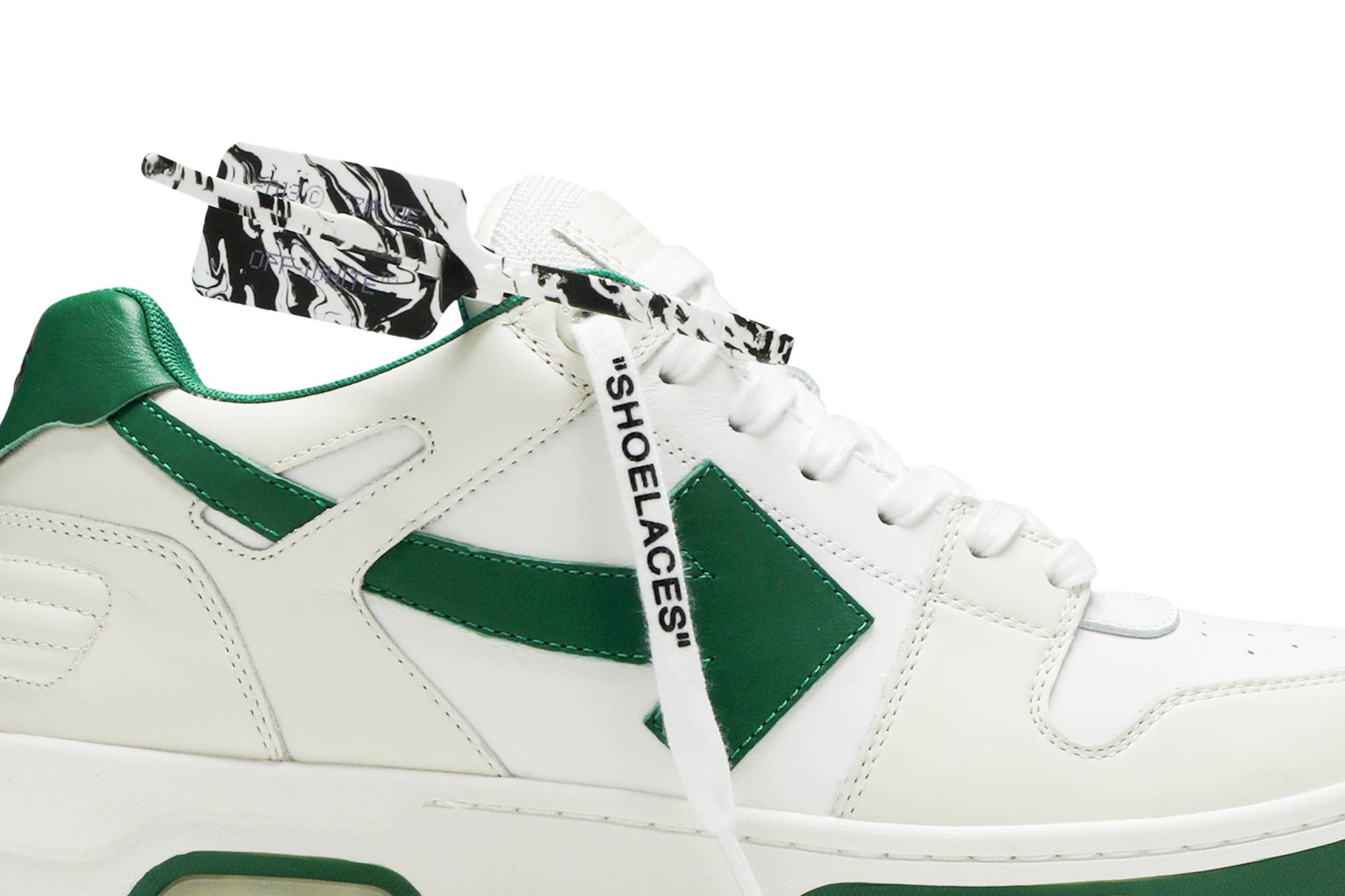 Off-White Out of Office Low 'White Green' 圖 2