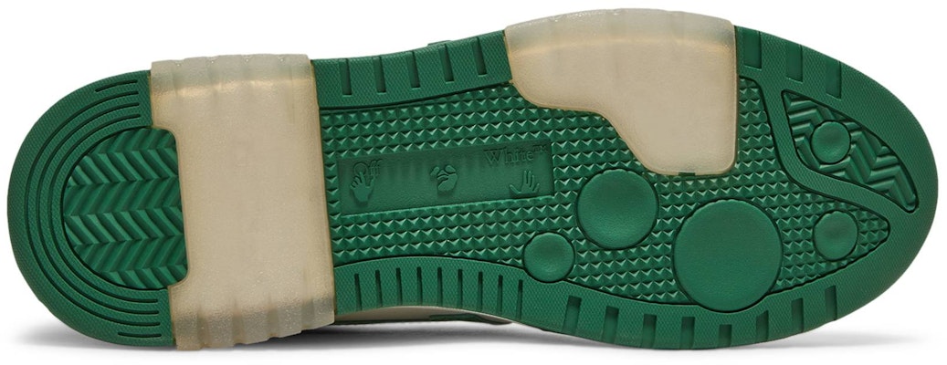 OW 白绿低帮 'Out of Office' 运动鞋 OMIA189F21LEA001-0455 Shop OW 白绿低帮 'Out of Office' 运动鞋 OMIA189F21LEA001-0455
