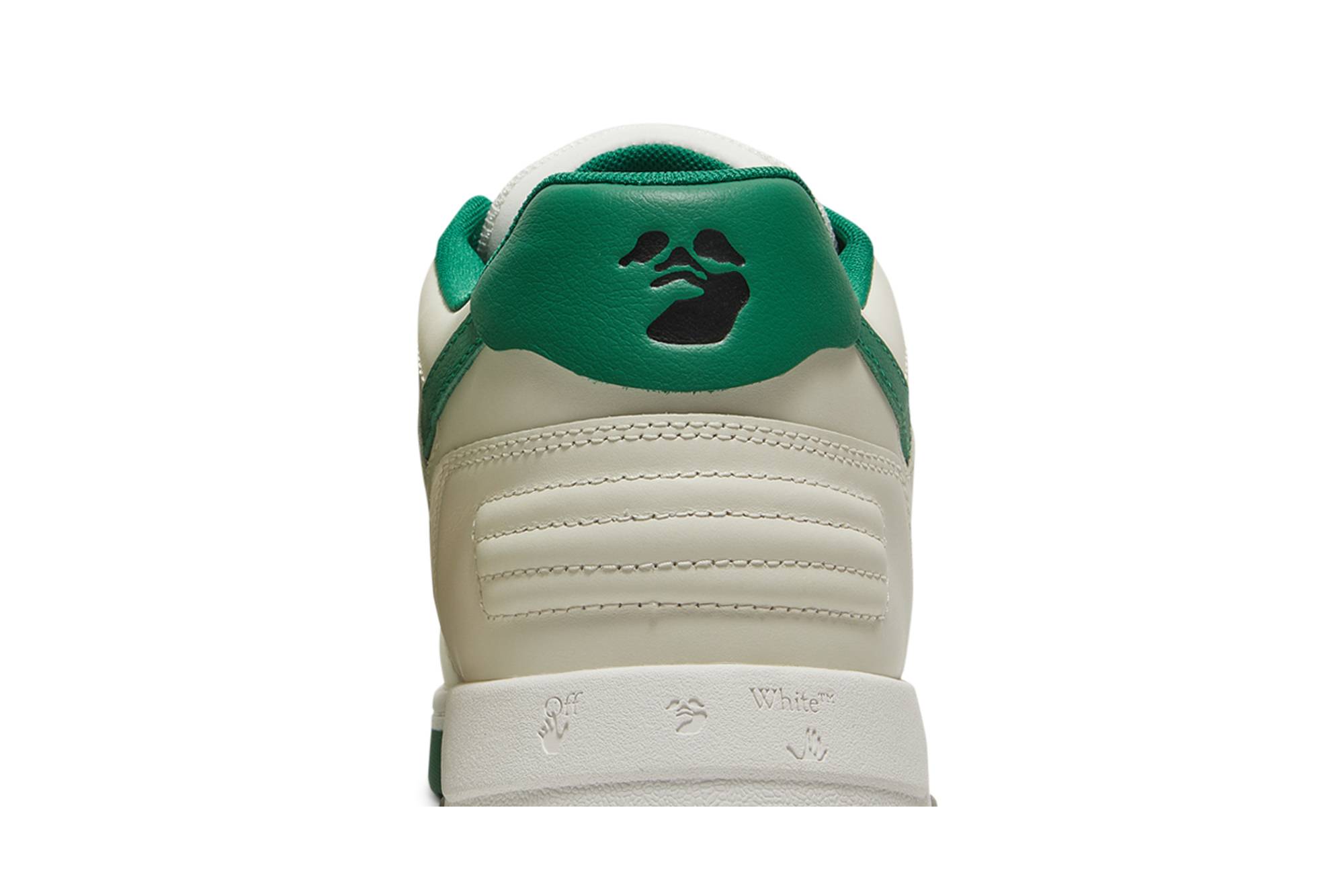 Sizing OW 白绿低帮 'Out of Office' 运动鞋 OMIA189F21LEA001-0455