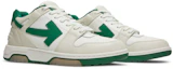 Cheap OW 白绿低帮 'Out of Office' 运动鞋 OMIA189F21LEA001-0455