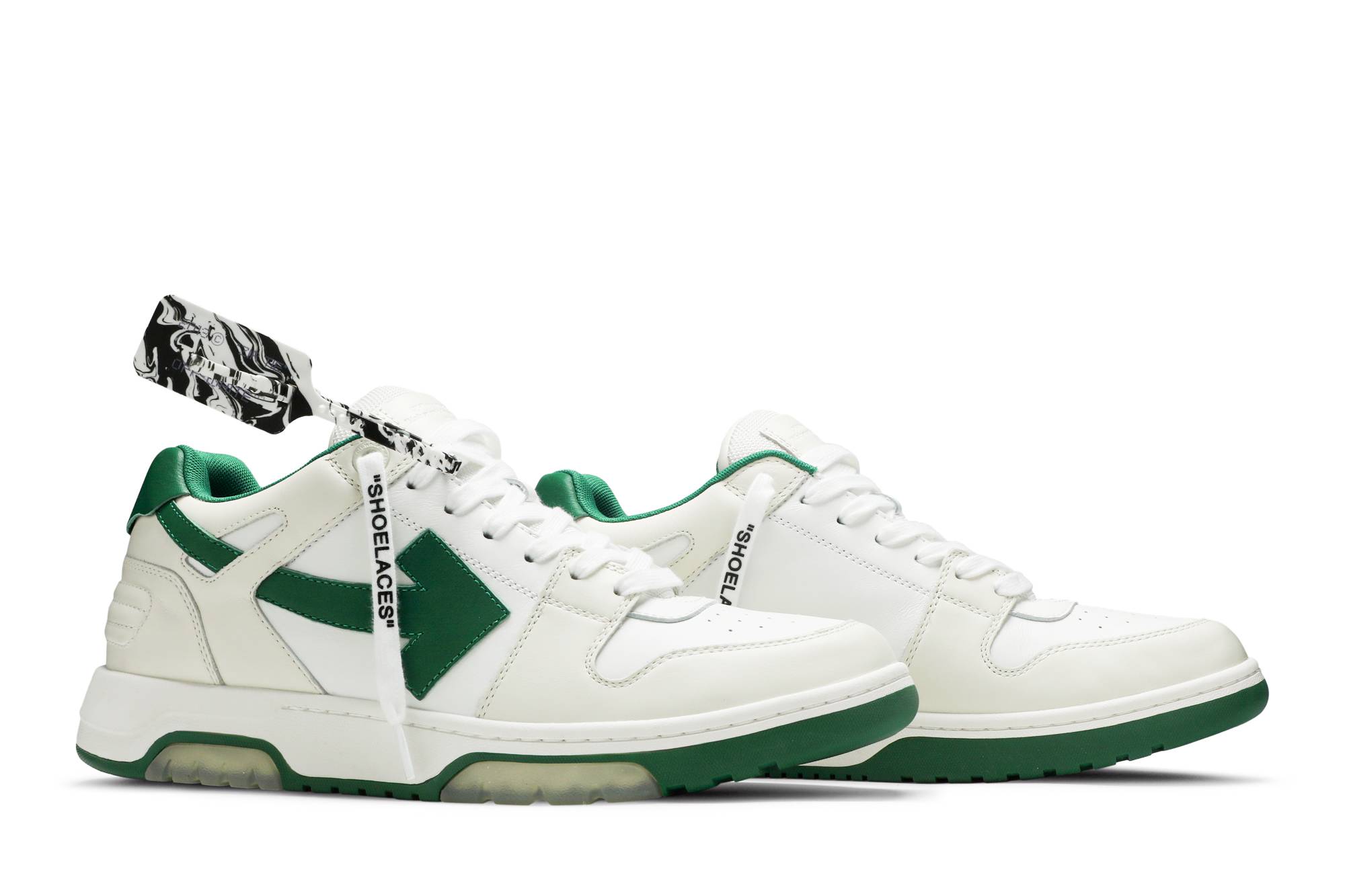 Off-White Out of Office Low 'White Green' 圖 8