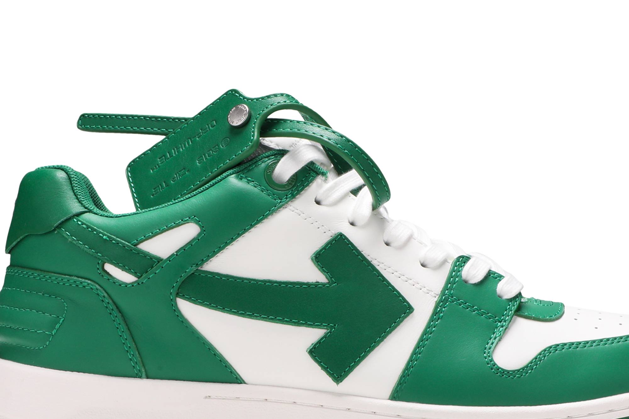 Off-White Out of Office Low 'White Green' 圖 2