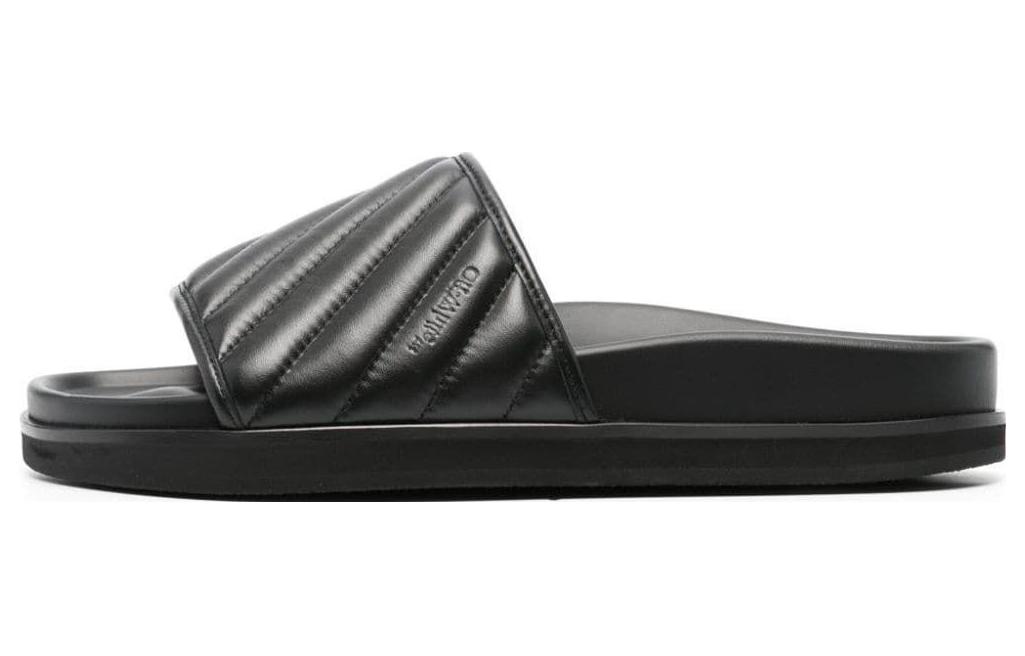 Off-White Slide 'Black Leather'