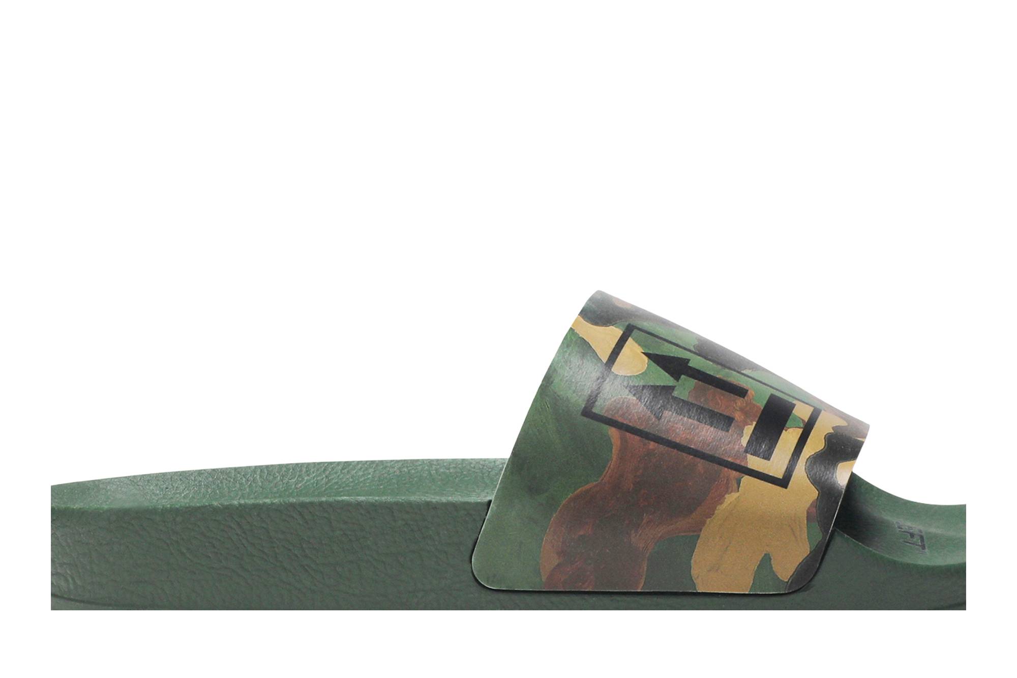 Off-White Sliders 'Green Black' 圖 2