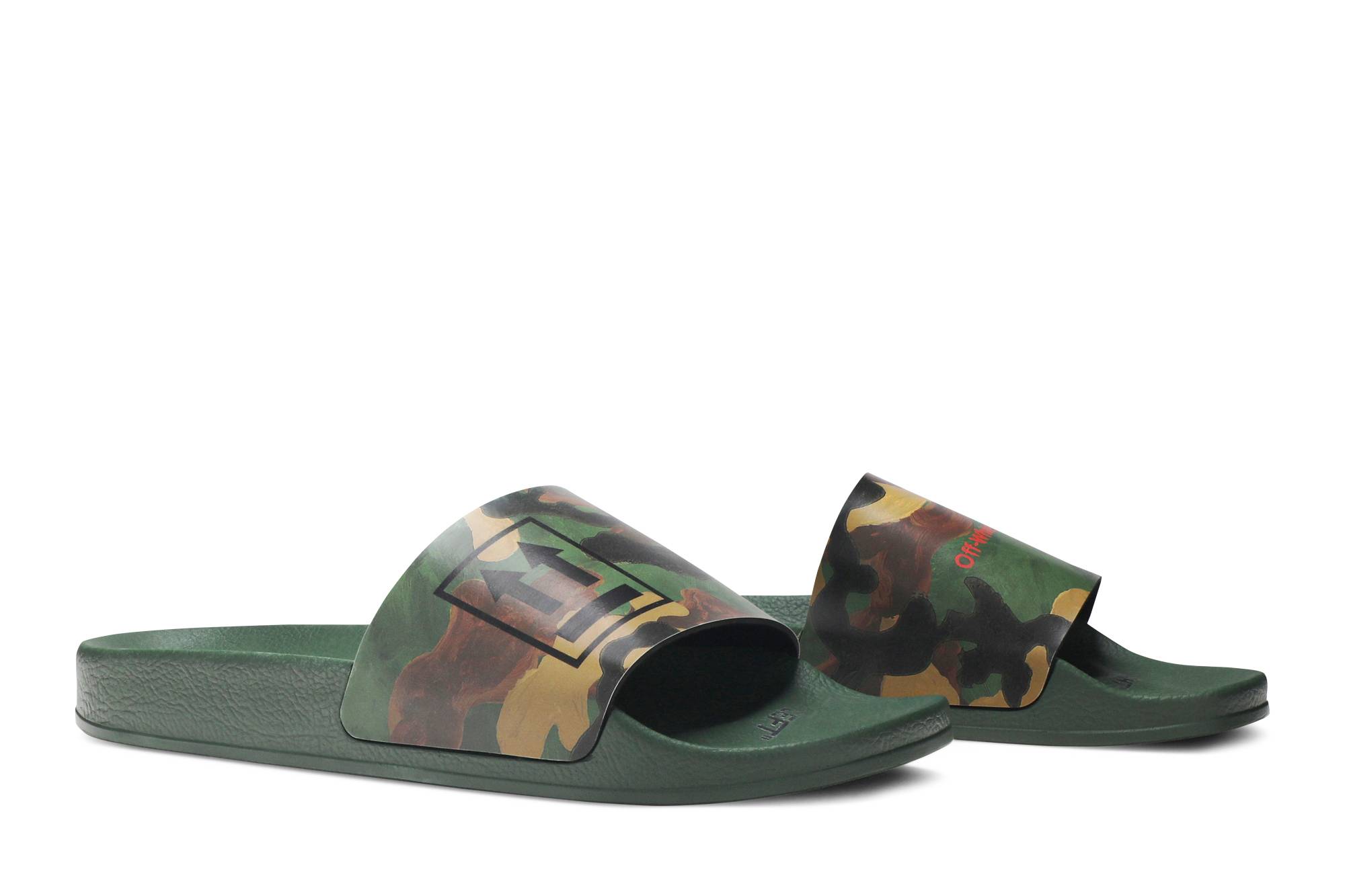 Off-White Sliders 'Green Black' 圖 8