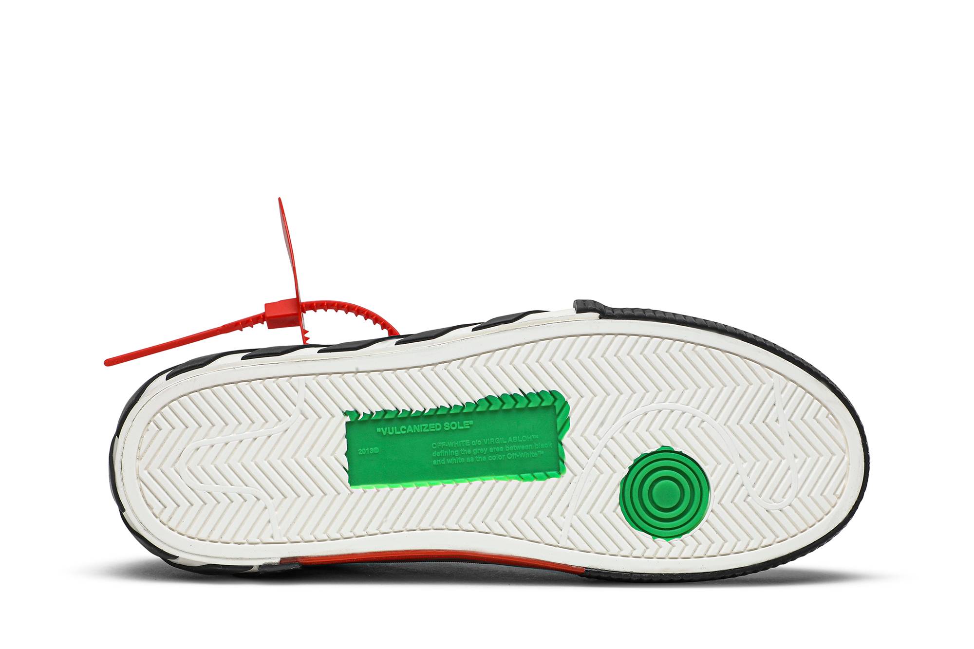 Shop Off-White Vulc 'Negro Blanco' OMIA085R20C210180129