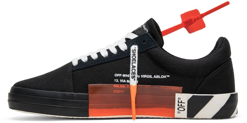 Off-White Vulc Low Top 'Hitam' OMIA085E183510011000 Lookbook Off-White Vulc Low Top 'Hitam' OMIA085E183510011000