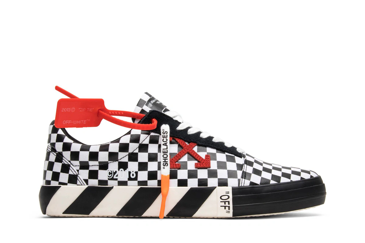 Off-White Vulc Low Top 'Checkered Black White'