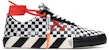 Off-White Vulc Low Top 'Hitam Putih Kotak-Kotak' OMIA085E183510019900