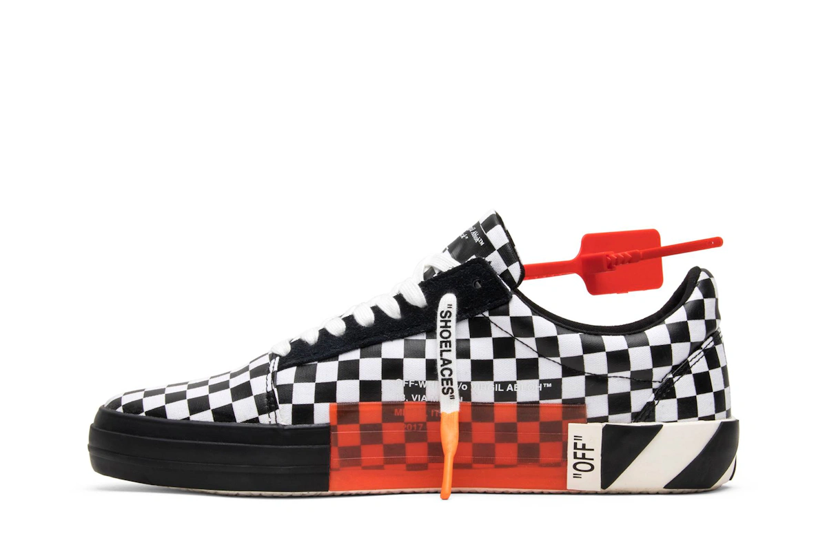 Off-White Vulc Low Top 'Checkered Black White'