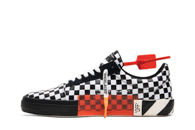 Off-White Vulc Low Top 'Checkered Black White'