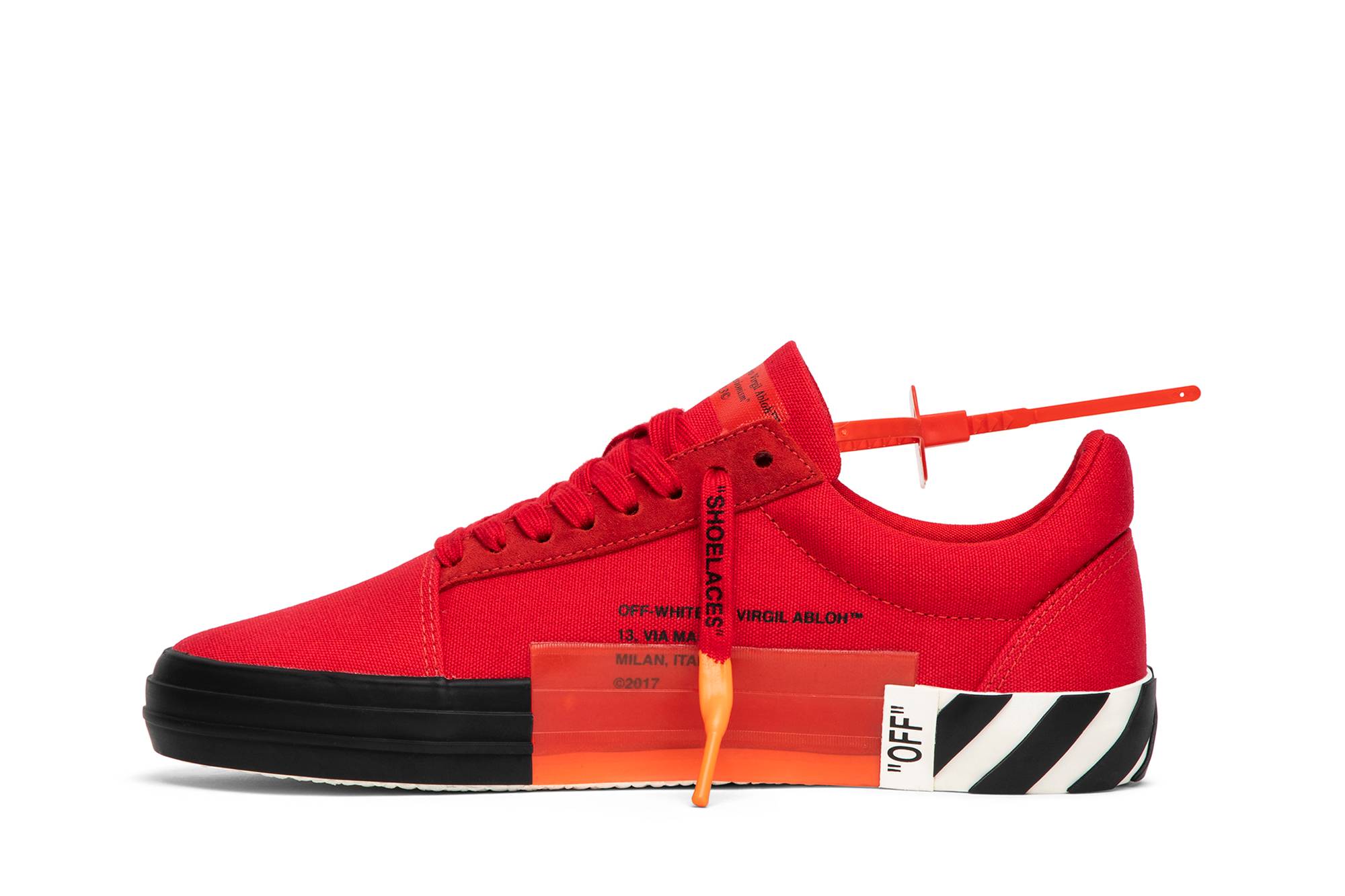 Off-White Vulc Low Top 'Red' 圖 3