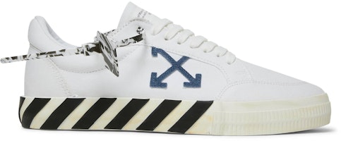 Off-White Vulc Sneaker 2021 'White Navy Blue' OMIA085F21FAB0010146 Off-White Vulc Sneaker 2021 'White Navy Blue' OMIA085F21FAB0010146