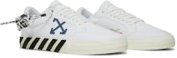 Cheap Off-White Vulc Sneaker 2021 'Putih Biru Navy' OMIA085F21FAB0010146