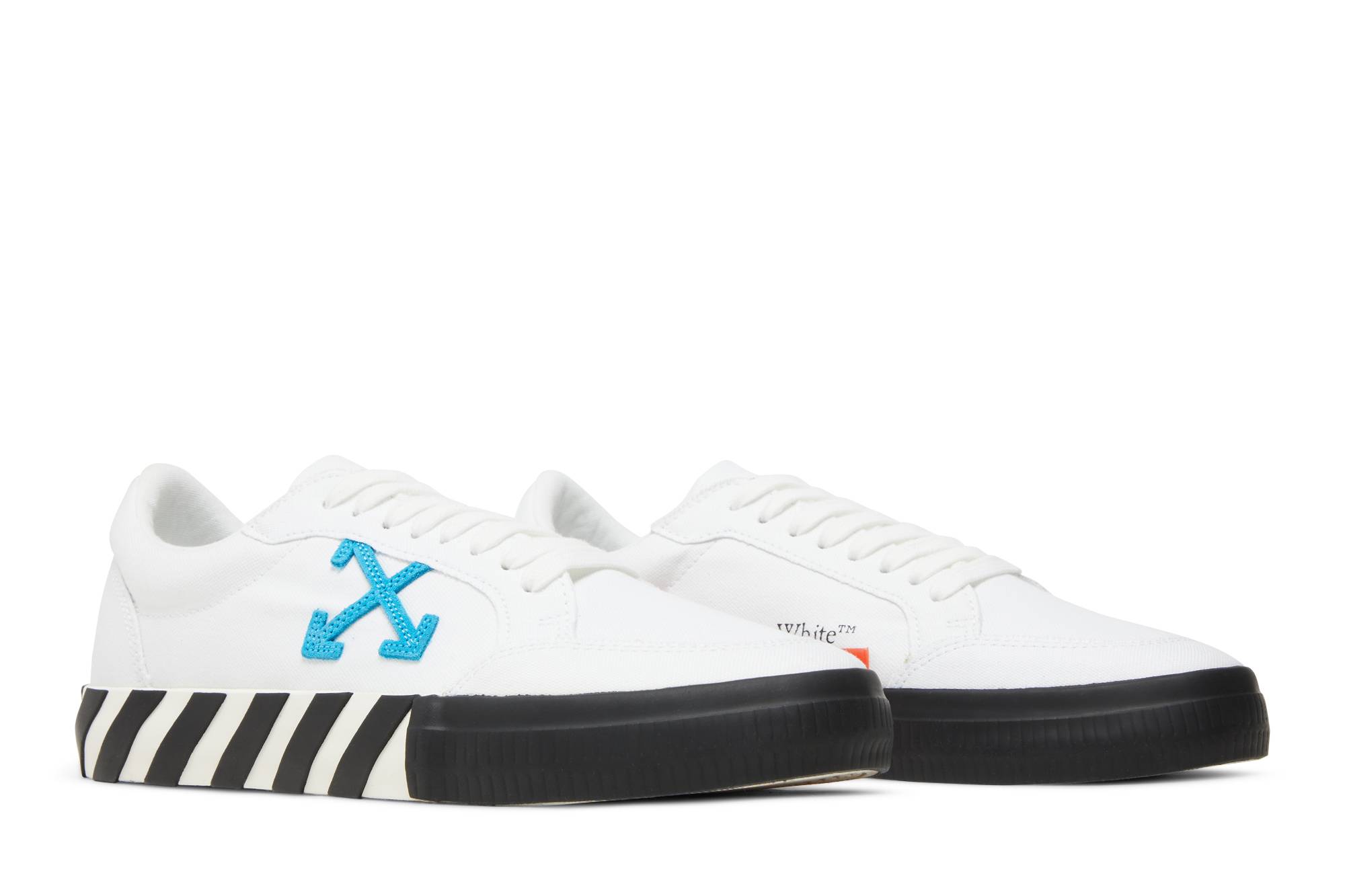 Cheap Off-White Vulc Sneaker 2023 'White Blue' OMIA085S23FAB0010145