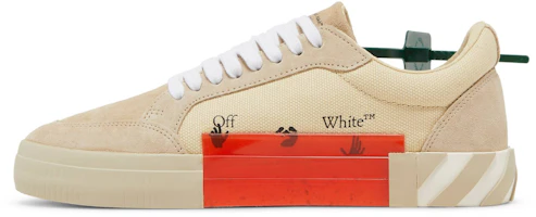 Lookbook OFF-WHITE 低幫繫帶 時尚板鞋 男款 米色