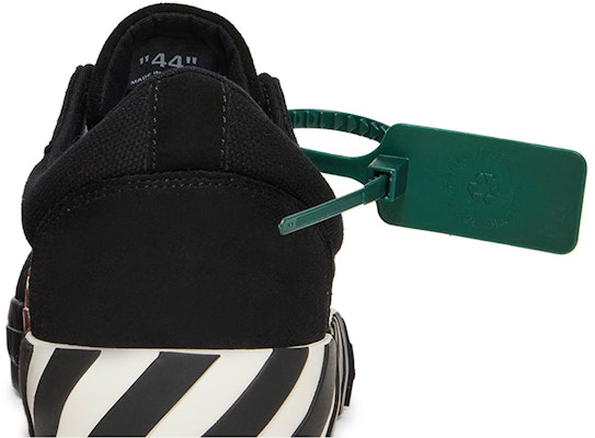 OFF-WHITE 硫化綁繩 絨面織物 低筒 時尚板鞋 男款 黑色 Sizing OFF-WHITE 硫化綁繩 絨面織物 低筒 時尚板鞋 男款 黑色