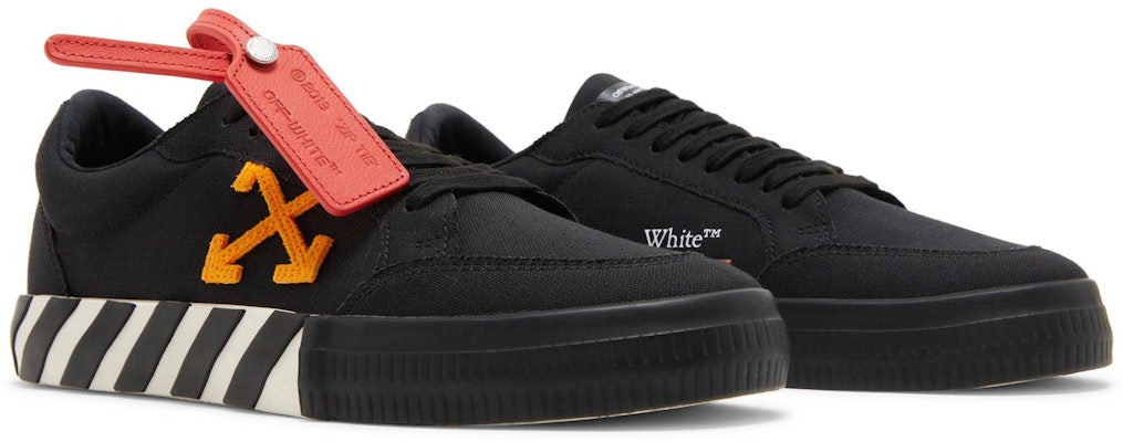 Off-White Vulc Sneaker 'Hitam Jingga' OMIA085S23FAB0011020 Cheap Off-White Vulc Sneaker 'Hitam Jingga' OMIA085S23FAB0011020