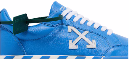 Order OFF-WHITE 皮革 低幫系帶圓頭 時尚板鞋 男款 藍色