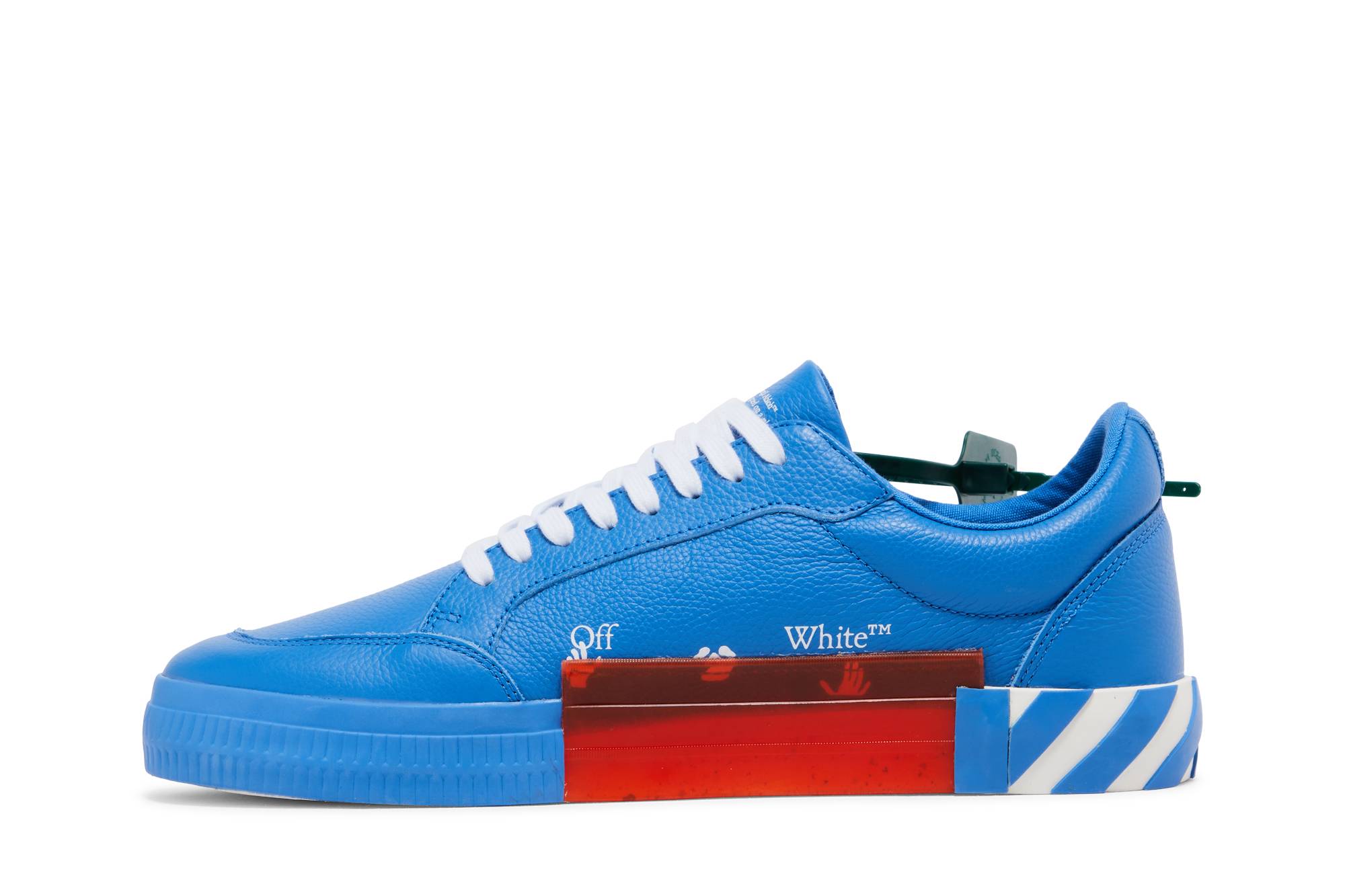 Lookbook Zapatillas Off-White Vulc 'Azul Blanco'. OMIA085S22LEA0024501