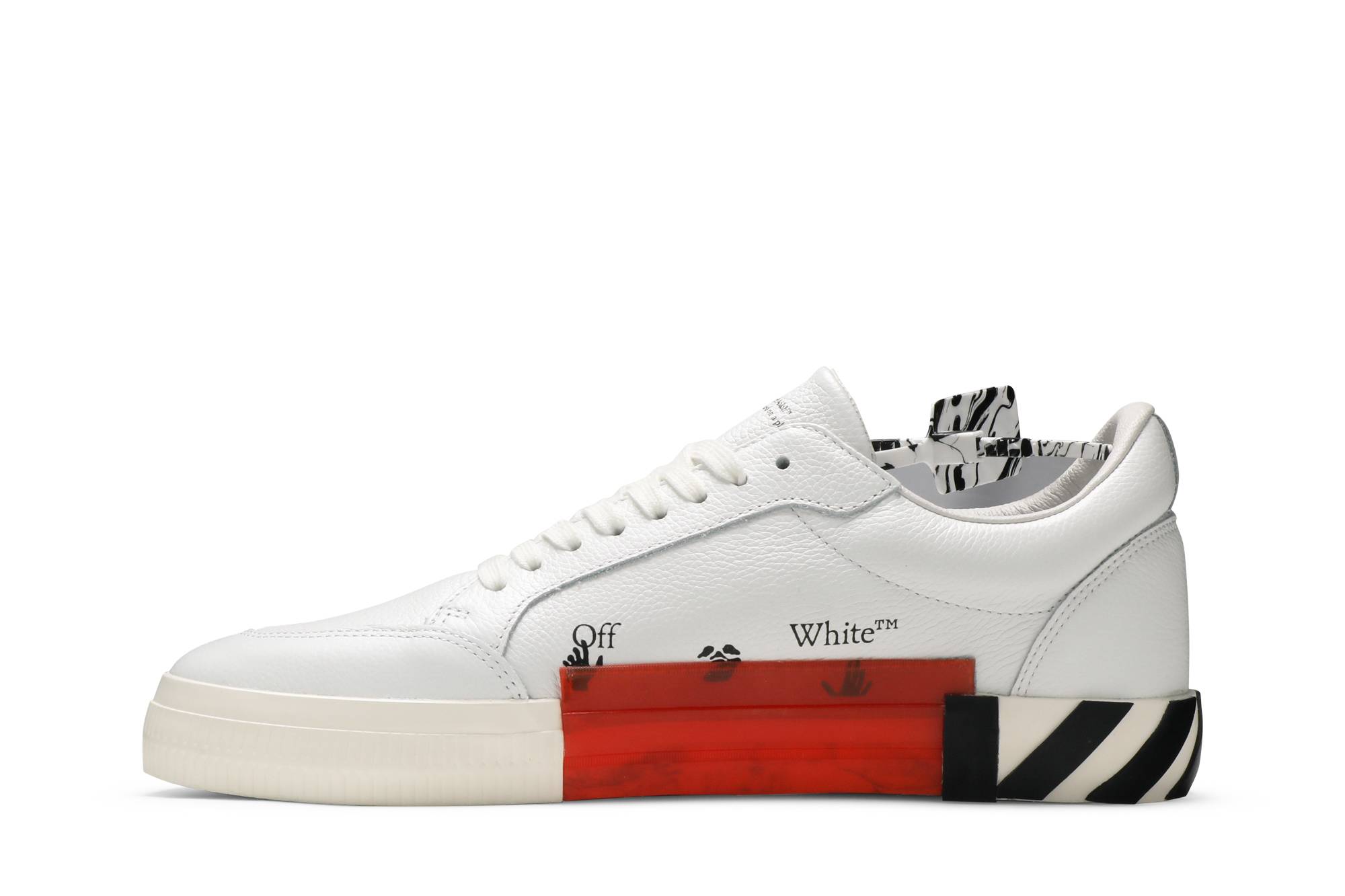 Off-White Vulc Sneaker 'White Blue' 圖 3