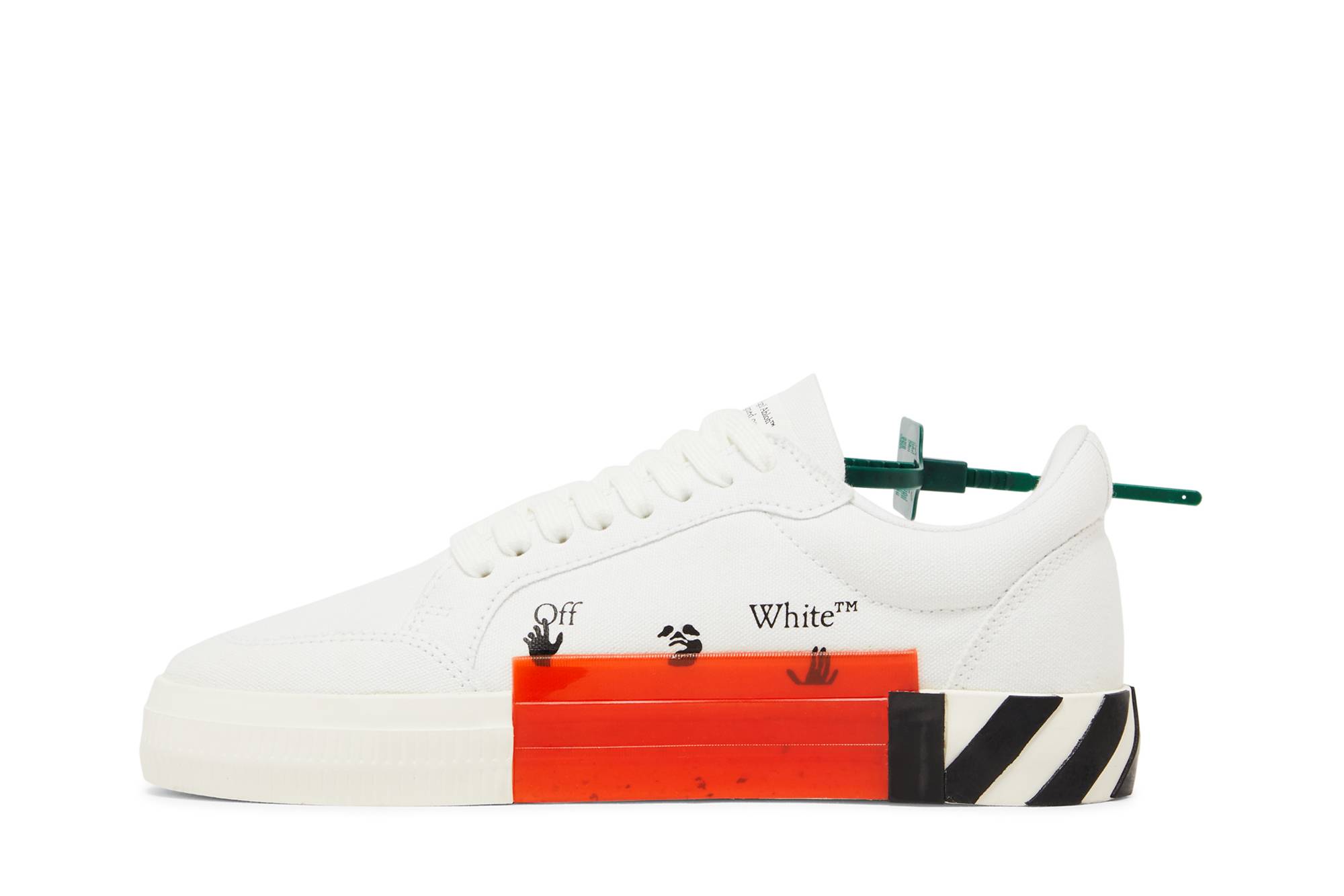 Off-White Vulc Sneaker 'White Brick Red' 圖 3