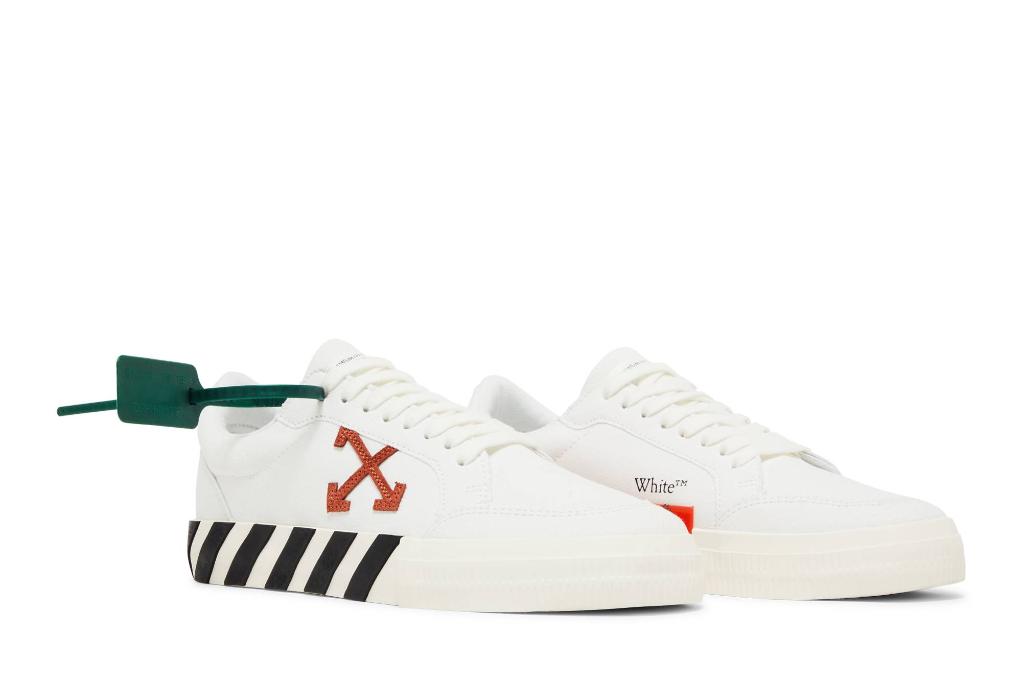 Off-White Vulc Sneaker 'White Brick Red' 圖 8
