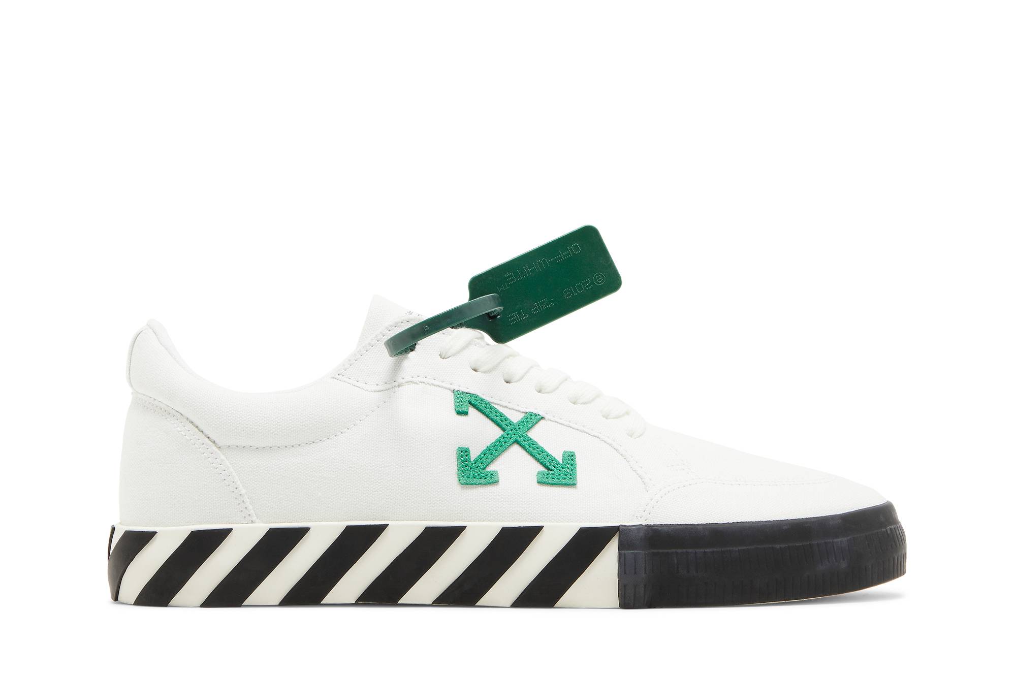Off-White Vulc Sneaker 'White Green' OMIA085F22FAB0010155