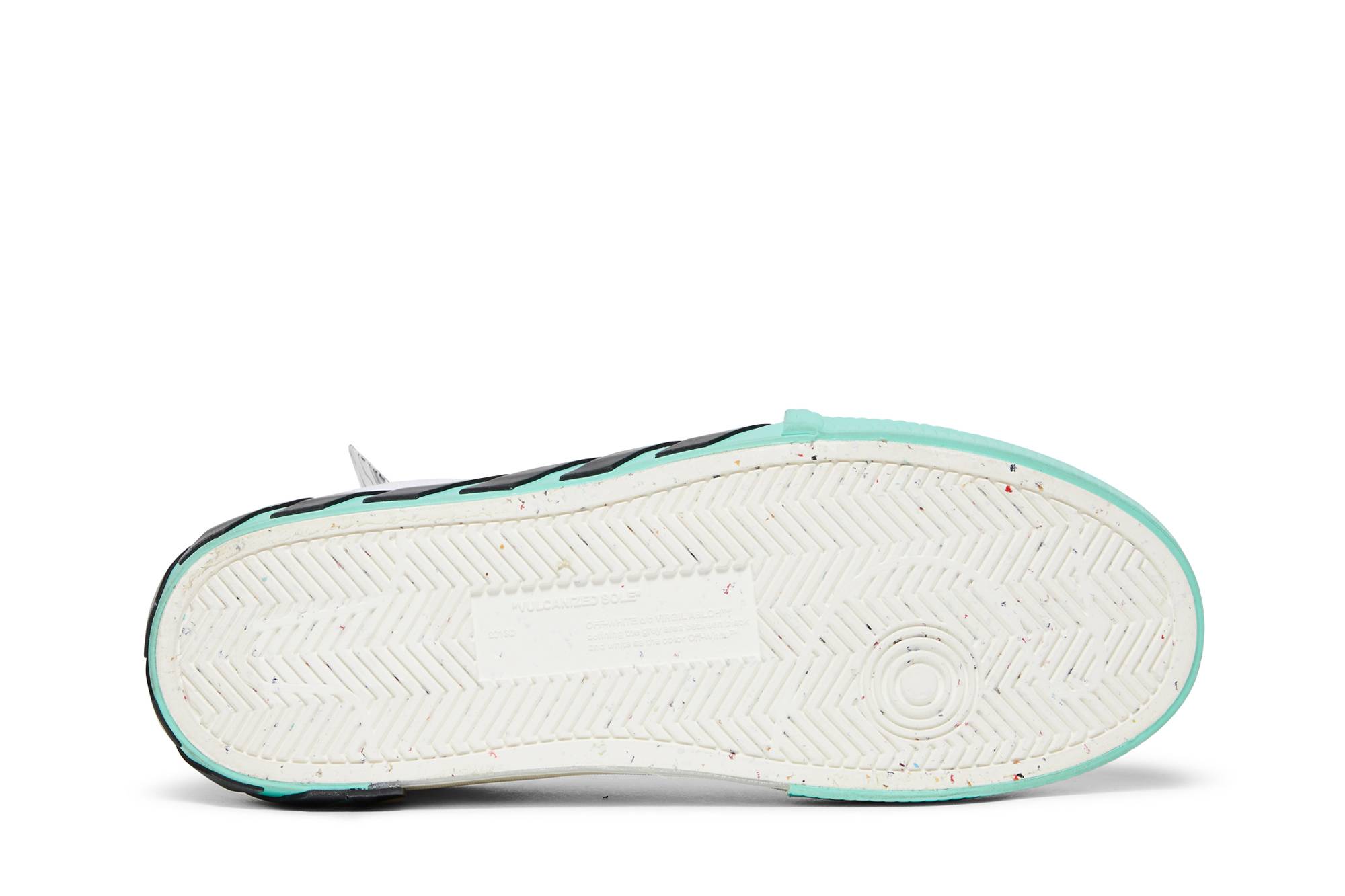 Shop OFF-WHITE 硫化低筒時尚板鞋 白綠