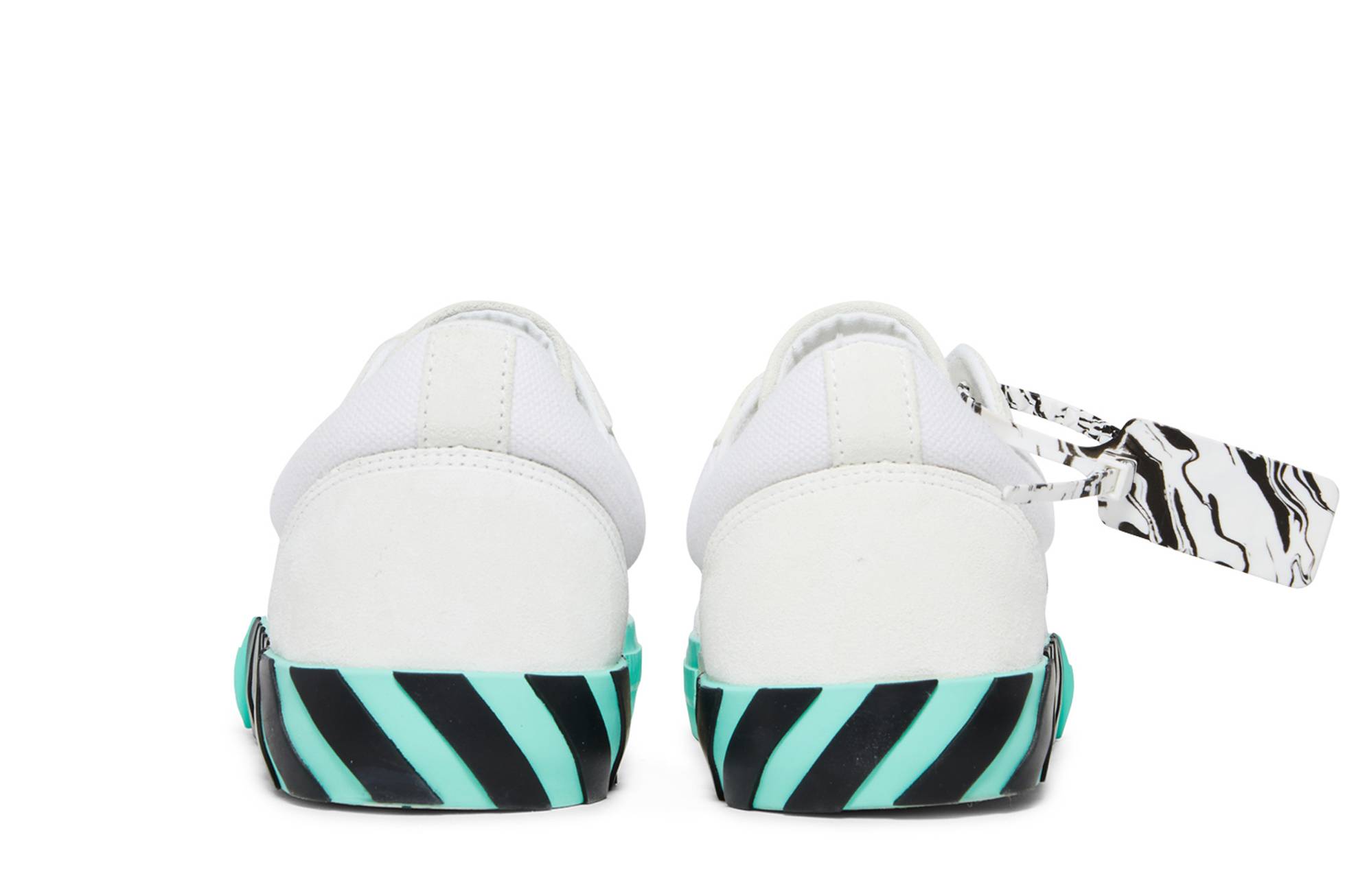 Details for OFF-WHITE 硫化低筒時尚板鞋 白綠