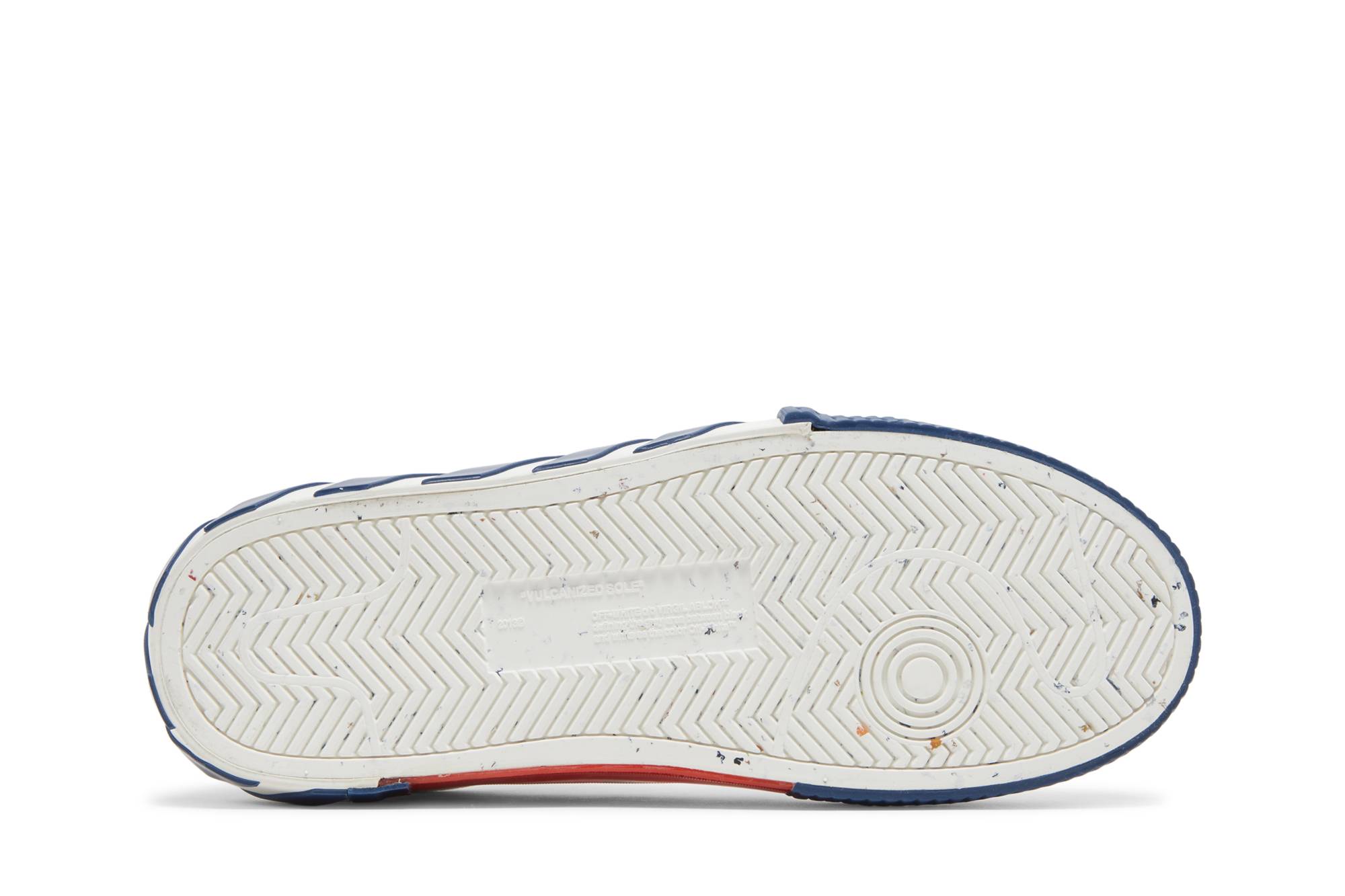 Off-White Vulc Sneaker 'White Navy Blue' 圖 4
