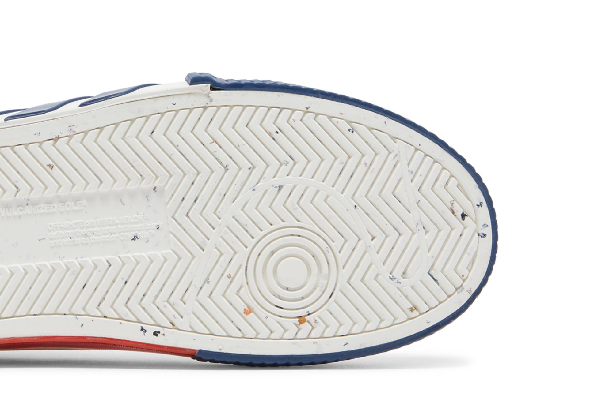 Off-White Vulc Sneaker 'White Navy Blue' 圖 5