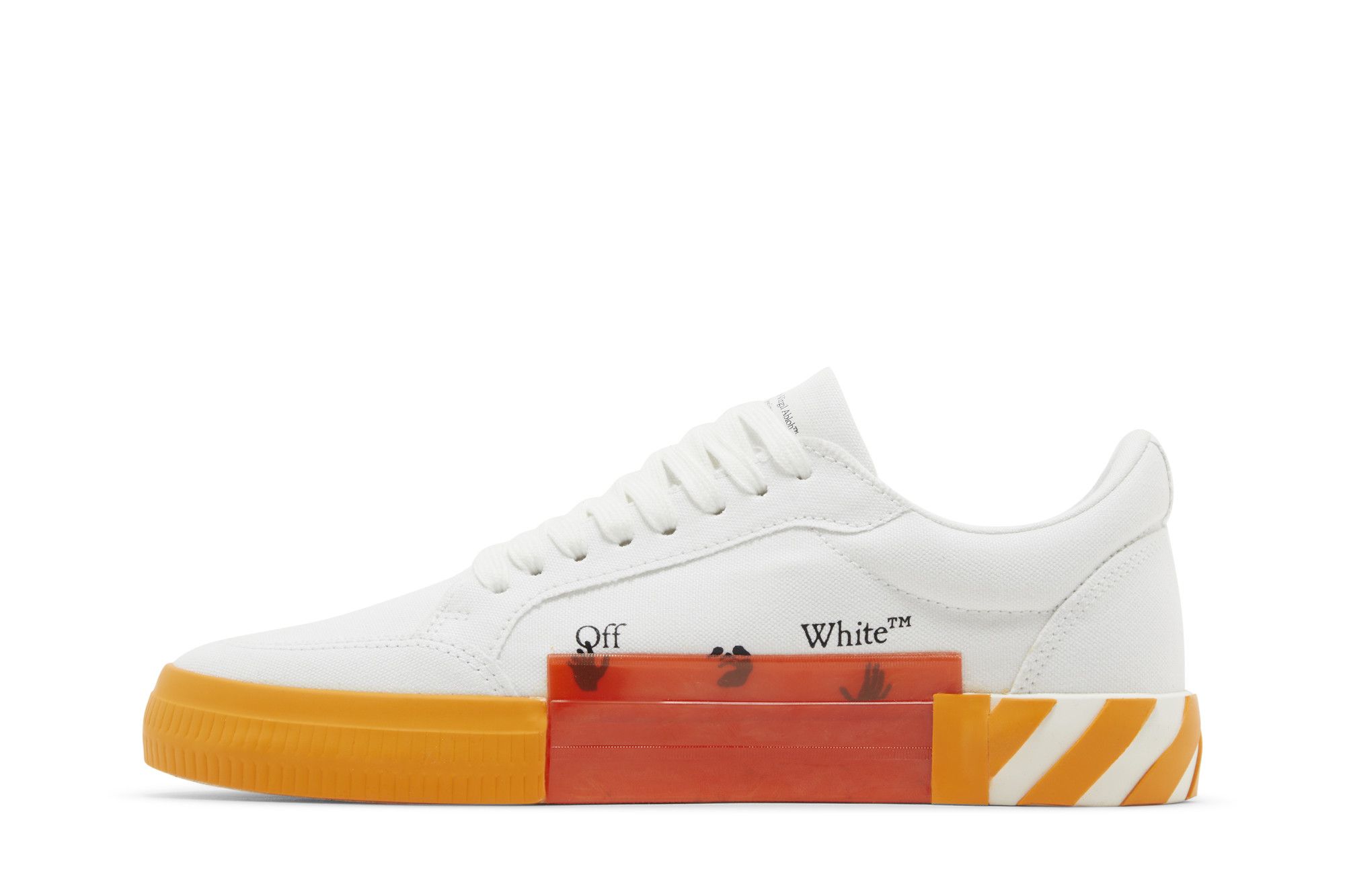 Off-White Vulc Sneaker 'White Orange' 圖 3